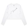 Wo's Crop Long Sleeve Tee Thumbnail