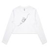Wo's Crop Long Sleeve Tee Thumbnail