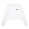 Wo's Crop Long Sleeve Tee Thumbnail