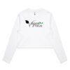 Wo's Crop Long Sleeve Tee Thumbnail