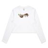 Wo's Crop Long Sleeve Tee Thumbnail