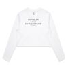 Wo's Crop Long Sleeve Tee Thumbnail